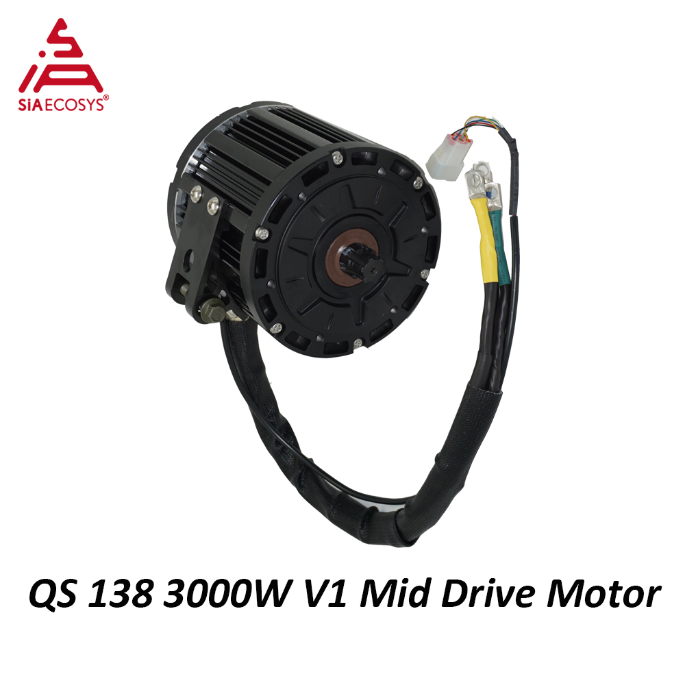 QSMOTOR QS138 3000W 72V 100KPH - огляд і ціна Mid Drive Motor Kit 72V 3000W