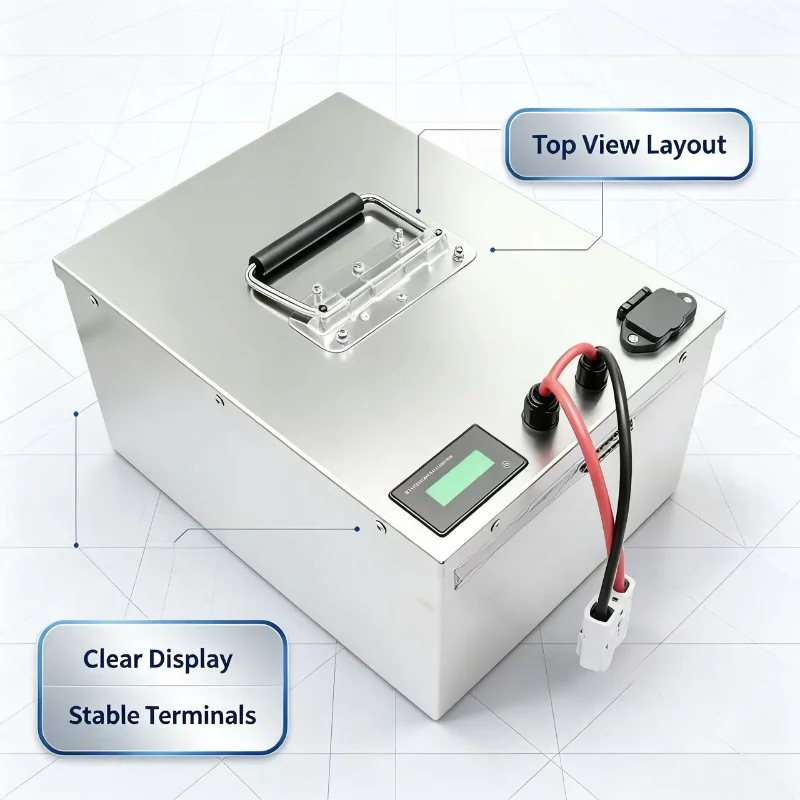 72V LiFePO4 Battery 60Ah, Blue - огляд і ціна 72V 60Ah Lifepo4 Battery Pack