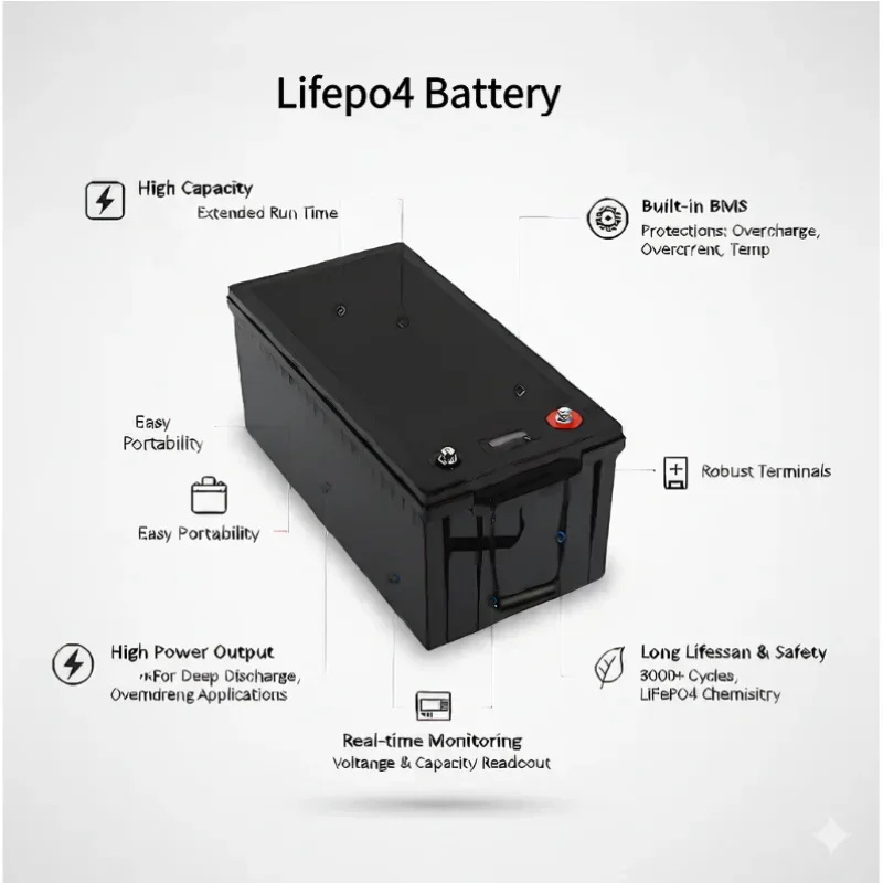 48V LiFePO4 Battery Pack 50/10 - огляд і ціна 72V 60Ah Lifepo4 Battery Pack